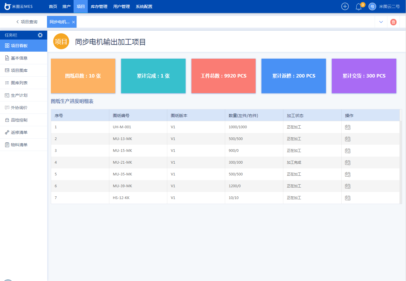米图云MES